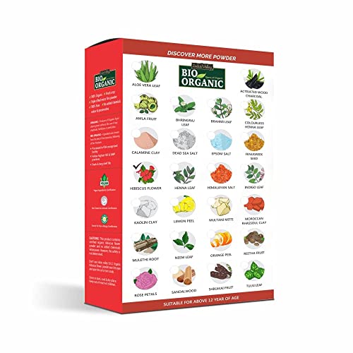 Indus Valley Organic Hibiscus Powder for Hair & Skin Care