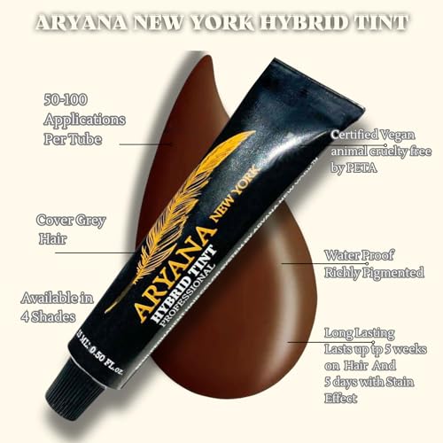 Aryana New York Hybrid Color Hair Kit - Black | Gray Coverage & Root Touch-Up