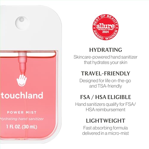 Touchland Sweet Rush Travel Set - Hand Sanitizer & Body Mist