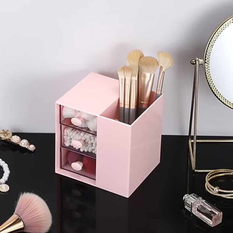 3-Tier Hair Accessories Organizer with Brush Holder