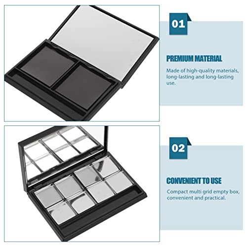 Empty Eyeshadow Palette 8 Aluminum Pans DIY Makeup Tray