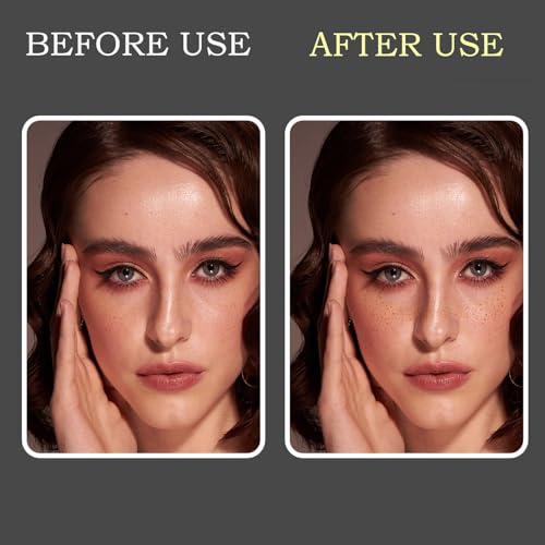 Glitter Freckle Tattoos 12-Sheet Set Waterproof Temporary Face Stickers