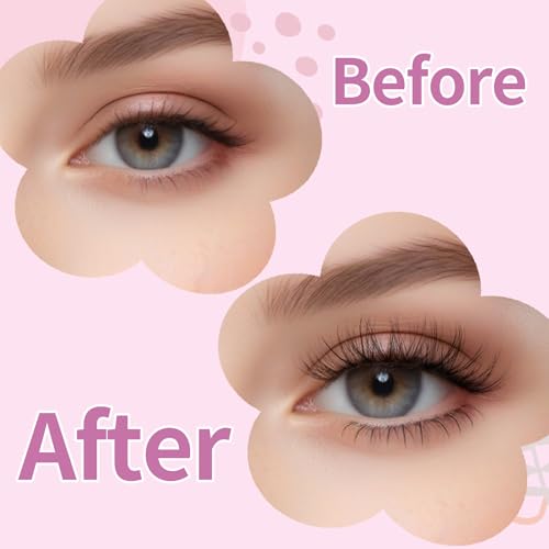 Cluster Lash Extensions D Curl 10-14mm 64PCS DIY Eyelashes