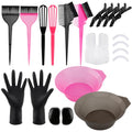 YOOVR 24-Piece Hair Dye Kit with Dual-Color Brushes & Bowls