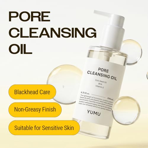 YUMU Coix Seed Deep Pore Cleansing Oil - BHA Makeup Remover