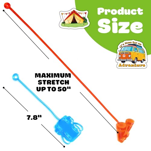 48 Pc Camping Party Favors Set - Stick Hands & Tattoos