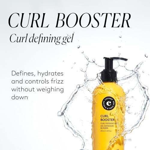 Curl Booster Gel for Curly Hair - Frizz-Free Definition with Argan Oil - 250ml