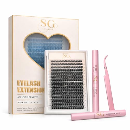 DIY Lash Extension Kit with Bond & Seal – 280 Cluster Lashes