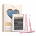 DIY Lash Extension Kit with Bond & Seal – 280 Cluster Lashes