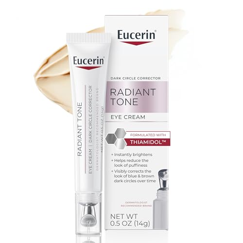 Eucerin Radiant Tone Eye Cream – Dark Circle Corrector, 0.5 oz