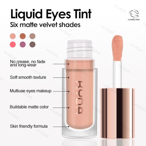 KYDA Liquid Matte Eyeshadow - Long-Wear Crease-Resistant