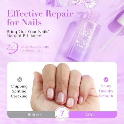 Dip Powder Nail Repair - Nail Strengthener and Growth Building Nail Recover Serum Repair Nail Growth Treatment for Thin and Damaged Nails