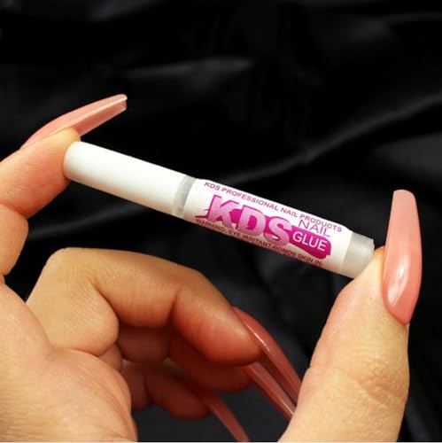 5 pcs Nail Tip Glue - Fast Drying, Water-Resistant Adhesive for Acrylic Nails