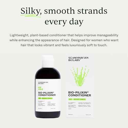 Scandinavian Biolabs Bio-Pilixin¢ç Conditioner For Women | Prevents Split & Damaged Ends, Restores Weak Hair, Supports Scalp Vitality, Dermatologically Tested, Made in Denmark, 250 mL/ 8.8 Oz