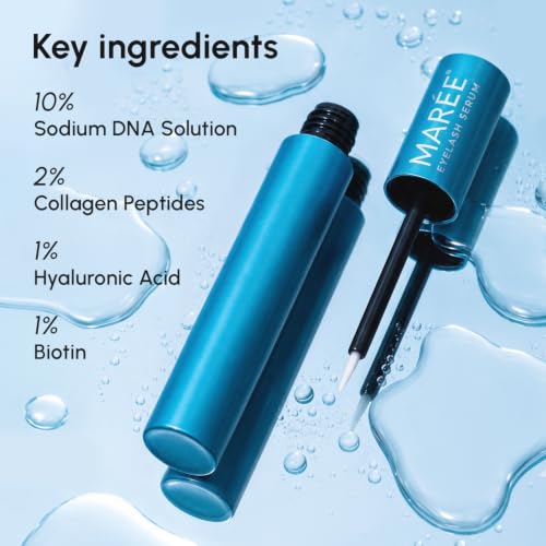 MAREE Blue Peptide Eyelash & Brow Growth Serum 0.14 Fl Oz - Pack of 1