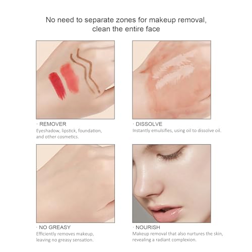 Powerful & Gentle Cleansing Balm ? Holiday Glow Collection, Mild Moisture Oil for Sensitive Skin, Soothing & Hydrating Makeup Remover (100g / 3.53oz)