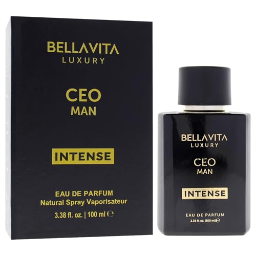Bella Vita Luxury CEO Intense Men’s Eau de Parfum 100ml - Long Lasting Aromatic Fragrance