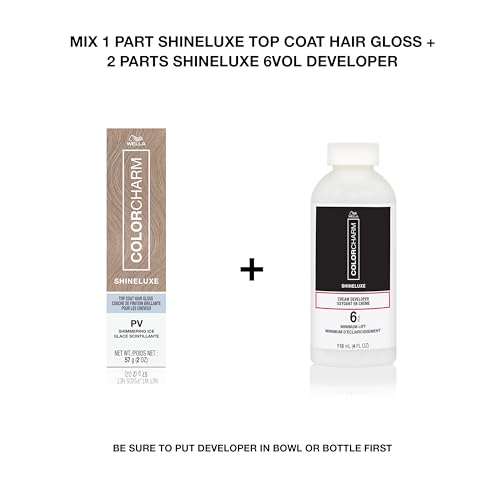 COLORCHARM ShineLuxe Hair Gloss Collection with Cream Developer - 9 Shades