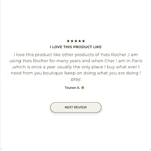 Yves Rocher Bourbon Vanilla Escape Bath and Shower Body Gel - 200 ml. / 6.7 fl.oz.