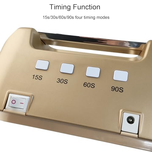 Dioche US Plug UV LED Nail Lamp with 4 Timers, Auto Sensor & 36 Beads for Gel Nails