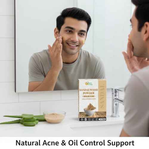 Herbs Botanica Chandan Sandalwood Powder Natural 227gm / 8 oz For Skin, Face Pack, Face Mask, Worship Tilak, Auspicious Occasions 100% Natural, Soothing, Cleansing, Wrinkles