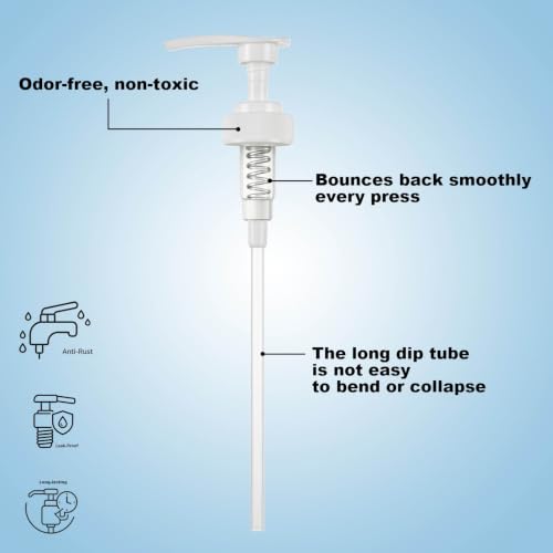 amika Bottle Pump Dispenser 1L Compatible 3-Pack White