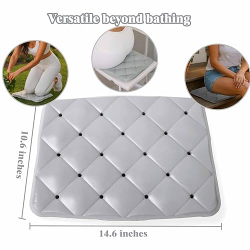 Waterproof Shower Chair Cushion with Non-Slip Grip