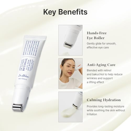 Dr.Althea Retinol Eye Roller with Gua Sha - Anti-Aging Serum