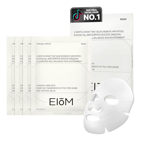 Trouble Patch Mask ? Full Face Pimple Patch ? Hydrocolloid Face Mask for Acne-Prone Skin, Covers Multiple Breakout Areas, Absorbs Excess Oil & Buildup (20ml x 4)