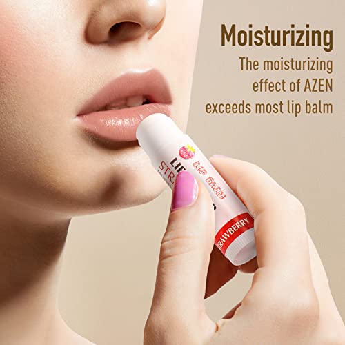 AZEN 120 Pack Lip Balm, Natural Lip Balm Bulk, Lip Care Product, Moisturizing Lip Balms for dry cracked lips, Valentines Gifts Easter Basket Stuffers - 12 Flavors