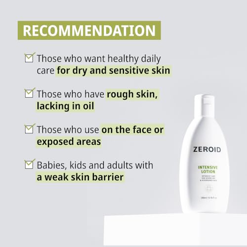 ZEROID Intensive Lotion 6.8 fl oz | Deep Moisturizer for Sensitive Skin
