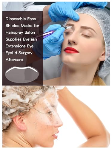 Shower Eye Shield 50 PCS Waterproof Eyebrow Visor