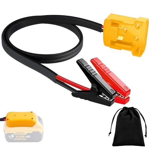 Dewalt 20V Battery Jumper Cable - 8AWG Silicone Wire