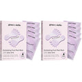 grace & stella Award-Winning Foot Peel Mask - Foot Peeling Mask with Aloe Vera - Moisturizing Foot Mask for Dry Cracked Feet - Foot Exfoliator for Baby Soft Feet (4 Pairs, Lavender) (Pack of 2)