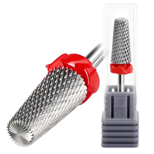 3/32" Tungsten Carbide Nail Drill Bit - 5-in-1 for Acrylic & Gel