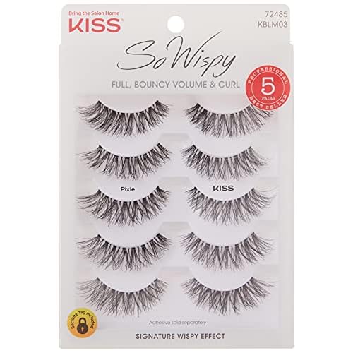 Kiss So Wispy Pixie Lashes 5 Pairs