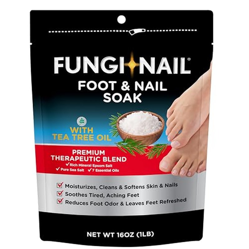 Fungi-Nail Tea Tree Oil Foot Soak with Epsom & Sea Salt - 1 lb