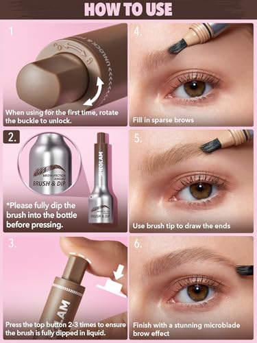 SHEGLAM Brow-Fection Microblading Eyebrow Pen - Waterproof