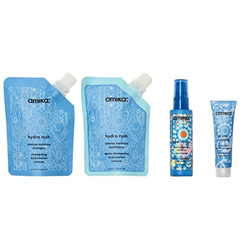 Amika Hydro Dream Hair Routine Trial Set for Intense Moisture