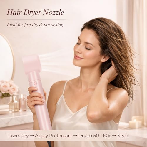 Dual Voltage 5-in-1 Travel Hair Dryer Brush Set with Ionic Technology