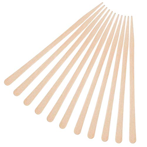 1200 Pcs Wooden Waxing Sticks with Pointed Handle - Small Wax Spatulas for Hair Removal