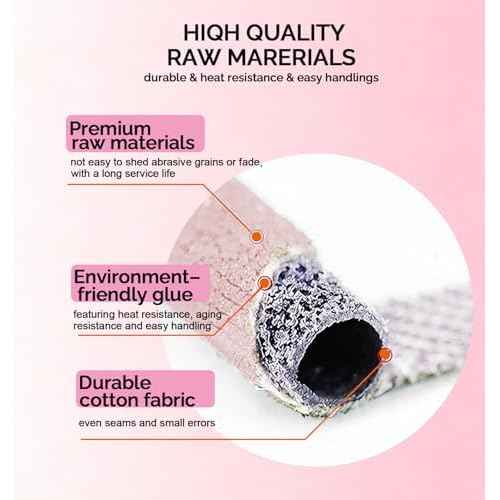 100Pcs Mini Nail Drill Sanding Bands with 3/32 Inch Mandrel Bit, 80/120/180/240 Grit Nail File for Acrylic Nails Gel Manicures and Pedicure