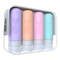 Zafit TSA Approved 3oz Leakproof Travel Bottles Set of 4