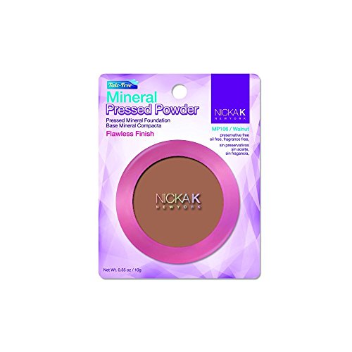 NICKA K New York Mineral Pressed Powder 0.35oz Walnut