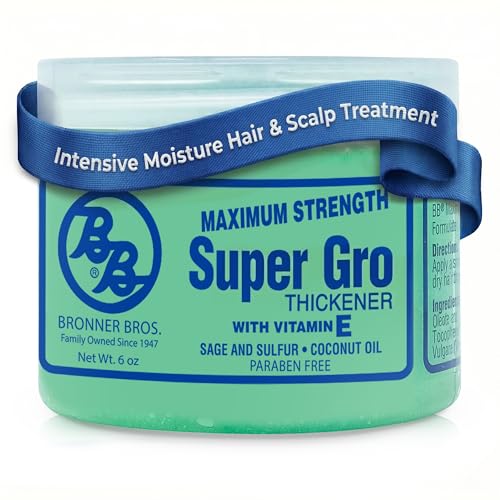 Bronner Bros BB Super Gro Max Hair Grease, 6 oz