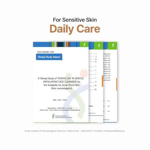 Purito Oat Exfoliating Facial Polish Cleanser - Hydrating Daily Face Wash with Gentle Scrub Clay Pore Minimizing Panthenol, Oat Seed Water Vegan, Non-comedogenic Korean Skin Care 5.07 fl.oz