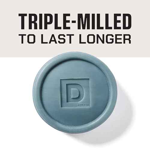 Duke Cannon Supply Co. Bar Soap Puck - Men's Rounded Bar Soap with Masculine Scents - Disc-Shaped Mens Soap - Hydrating & Deep Cleaning - All Skin Types - Midnight Swim, 5 oz