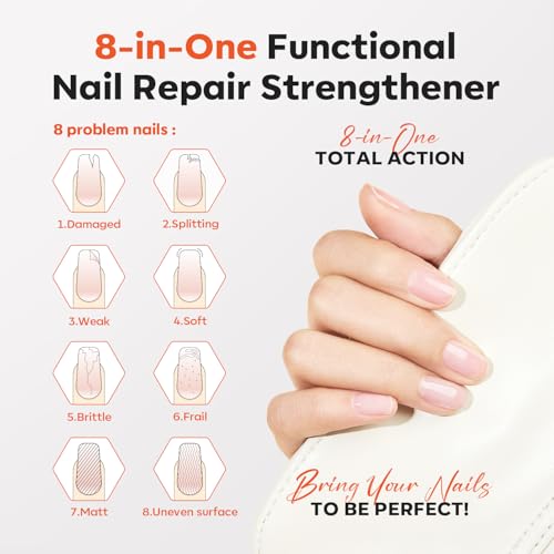 Modelones Crystal Clear Nail Strengthener & Growth Polish - A1