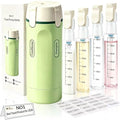 CLRDZN 4-in-1 Travel Dispenser Bottle Set - 30ML Leakproof Toiletry Containers