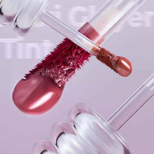Laka Maxi Glayer Tint 3.8g/0.13oz, Glass Layer of Gloss, Ultra Glow & Vivid Layerable Pigments, High Shine Lip Oil, K-Beauty (#604 Misty)